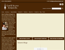 Tablet Screenshot of garysullivanantiques.com